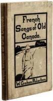 French Songs of Old Canada - with an original watercolor illustration from the book