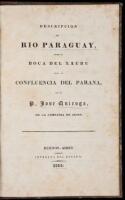 Descripción del Río Paraguay, desde la boca del Xauru hasta la confluencia del Paraná