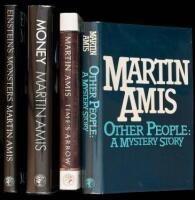 Four titles by Martin Amis, three of them signed