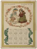 Calendar for 1884