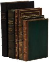 Five volumes finely bound in full morocco