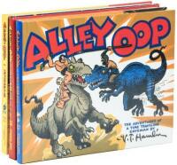 Three volumes of Alley Oop comics: 1946-1949