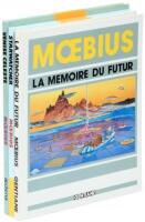 Four French, signed volumes by Moebius