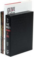 Four signed volumes by Clive Barker