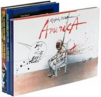 Three signed volumes published by Fantagraphics Books