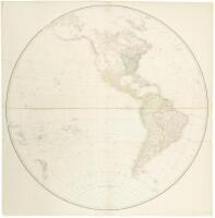 [Untitled. Western Hemisphere only of Map of the World on a Globular Projection]