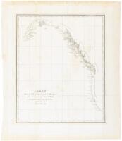 Carte de la Côte Nord-Ouest D'Amerique, pour sevir au Voyage autour du Monde par Monsr. Camille de Roquefeuil pendant les années 1816, 1817, 1818 et 1819