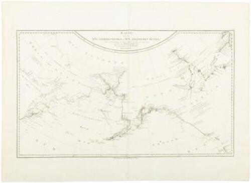 Kart von den N.W. Amerikanischen und N.OE. Asiatischen Küsten Nach den Untersuchen des Kapit: Cook in den Jah: 1778 und 1779 entworfen von Heinrich Roberts Lieut: Neu herausgegeben v. F.A.Schræmbl MDCCLXXXVIII