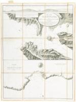 Plano del Puerto de Valdiva en la Costa Oeste de la America Meridional...[on sheet with] Plano de la Rada de Sn. Juan Burtista en la parte N.E. de la Isla de Juan Fernandez de Tierra...