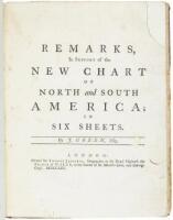 Remarks in Support of the New Chart of North and South America; in Six Sheets