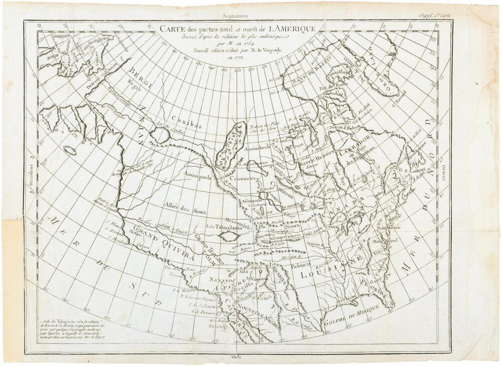 Suite of ten maps showing the evolution of the cartography of the ...