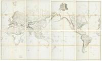 Hydrographical Chart of the World: According to Wrights, or Mercators Projection Delineated by A. Arrowsmith 1811... Additions to 1814