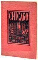WPA-era woodblock art History of Chicago, 1934