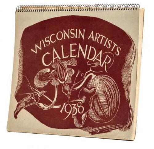1938 Wisconsin Artists Woodblock Calendar