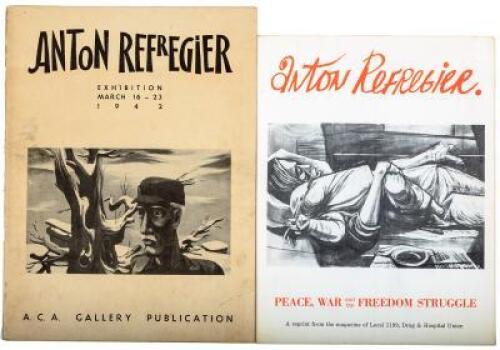 Small collection related to controversial left-wing San Francisco WPA artist Anton Refregier