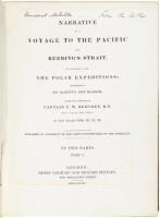 Narrative of a Voyage to the Pacific and Beering's Strait, to Co-operate with the Polar Expeditions: Performed in His Majesty's Ship Blossom Under the Command of Captain F.W. Beechey, R.N. in the Years 1825, 26, 27, 28