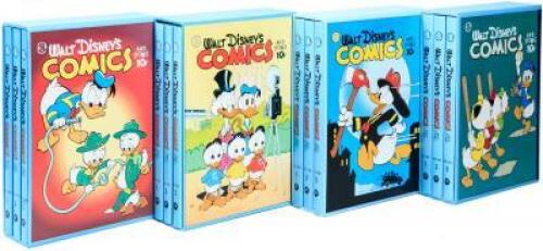 The Carl Barks Library of Walt Disney's Donald Duck, Walt Disney's Comics and Stories, 12 volumes (four sets)