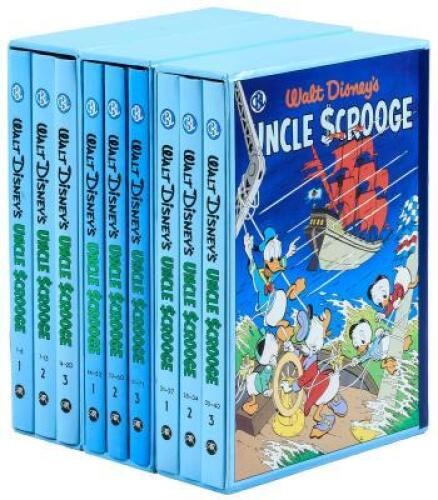 The Carl Barks Library of Walt Disney's Uncle Scrooge, nine volumes (three sets)