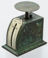 Tiffany postage meter with pine needle design