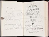 Collected Poems, 1947-1980 - Inscribed to Carl Solomon