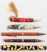 Wahl Eversharp, Waterman and Unknown: five pens and pencils
