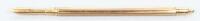 Antique French gold pen with quill, c. 1790