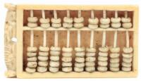 Chinese 19th century miniature abacus