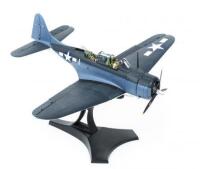 SBD Dauntless "Ace of Spades" Dive Bomber Model Airplane