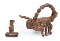 Iranian Bronze Lock in Image of a Scorpion