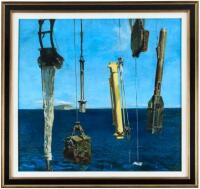 Oceanographic Instruments - Original painting by Stanley Meltzoff