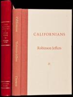 Two works by Robinson Jeffers - limited editions, signed by William Everson