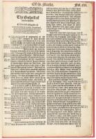 Gospel of St. Mark - from the Great Bible of 1566