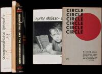 Five volumes by, about, or with contributions by, Henry Miller