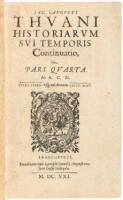 Historiarum Sui Temporis Continuatio sive pars quarta: ab A.C.N. MDLXXXV usque ad annum MDXCIV.