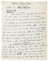 Atomic Physics - unpublished manuscript by Boris Podolsky, handwritten and typescript