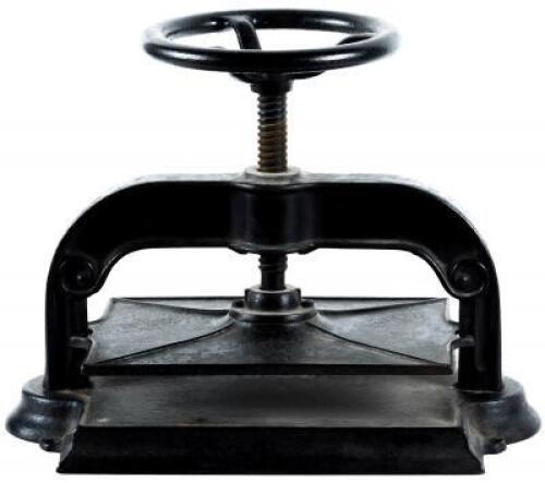 Cast iron copy (or book) press
