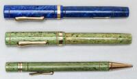 Conklin: Lot of three Conklin Endura Fountain Pens and Mechanical Pencil