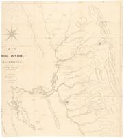 Map of the [Mi]ning District of [C]alifornia by Wm. A. Jackson