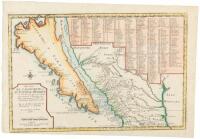 Cette Carte de Californie et du Nouveau Mexique, est tirée de celle qui a èté envoyée par un grande d'Espagne pour ètre communiquée a Mrs. de l'Academie Royale des Sciences