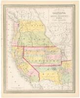 A New Map of the State of California, the Territories of Oregon, Washington, Utah & New Mexico... Published by Thomas, Cowperthwait & Co.