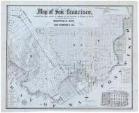 Map of San Francisco, Compiled from latest Surveys & containing all late extensions & Division of Wards