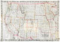 Colton's Map of the States and Territories West of the Mississippi River to the Pacific Ocean Showing the Overland Routes, Projected Railroad Lines, &c