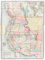 Colton's Map of the Pacific States California and Oregon with the Territories of Nevada, Utah, New Mexico, Colorado and Washington, in connection with British Columbia &c. from the latest and best information