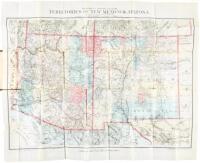 Topographical & Township Map of the Territories of New Mexico & Arizona. From U.S. Engineers and General Land Office Maps