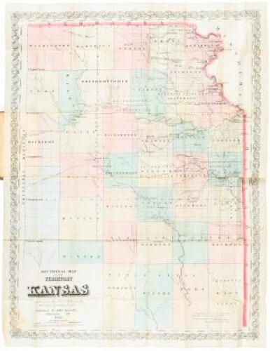 Sectional Map of the Territory of Kansas compiled from the field notes in the Surveyor General's Office