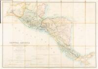 Map of Central America Including the States of Guatemala, Salvador, Honduras, Nicaragua & Costa Rica, the Territories of Belise & Mosquito, with parts of Mexico, Yucatan & New Granada Shewing the Proposed Routes Between the Atlantic & Pacific Oceans by wa