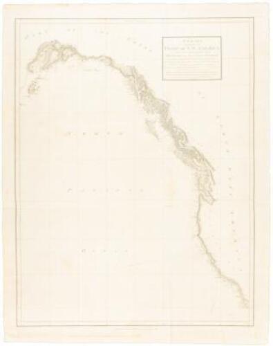 A Chart shewing part of the Coast of N.W. America with the Tracks of His Majesty's Sloop Discovery and Armed Tender Chatham Commanded by George Vancouver Esqr. and prepared from the foregoing surveys under his immediate inspection by Lieut. Edwd. Roberts 