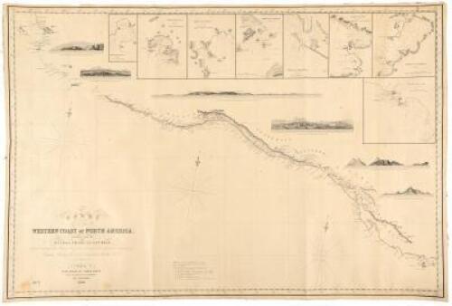 Chart of the Western Coast of North America extending from the Gulf of Nicoya to San Blas Compiled chiefly from the Spanish Surveys, the whole much improved from the observations of Captain Beechey R.N. and Commander Belcher R.N.