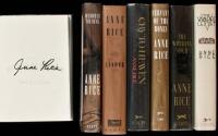 Seven signed first editions by Anne Rice