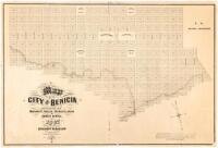 Map of the City of Benicia Founded by Mariano G. Vallejo, Thomas O.Larkin & Robert Semple 1847 Surveyed and Drawn by Benjamin W. Barlow City & County Surveyor